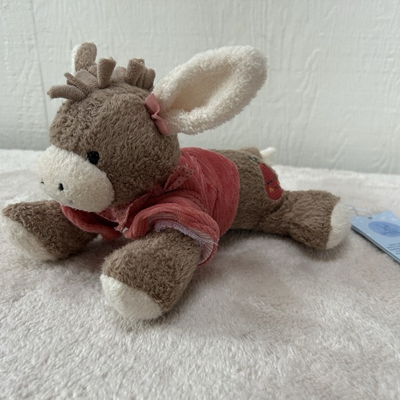 Sterntaler Other - Sterntaler Germany Stuffed Animal Plush Musical NWT Emmily Donkey Wind Up Rare